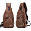 Σακίδιο πλάτης Sling Bag Crossbody για γυναίκες και άνδρες σε χακί χρώμα 8