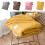 Fleece Throw Blanket Brown 48x40 inch 1