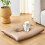 Waterproof Elevated Dog Bed for Small to Medium Dogs and 7