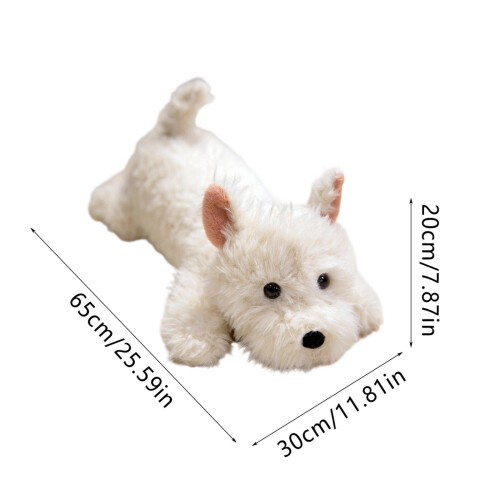 Λούτρινο παιχνίδι για σκύλους West Highland White Terrier 25,6 ίντσες 2
