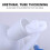 Capped Urinal with Tube for Elderly Adults White Large 4