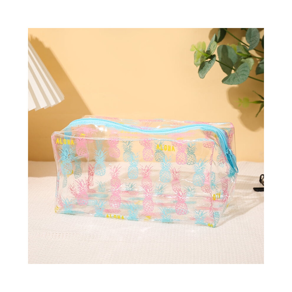 Clear cosmetic makeup bag with zipper 1 piece