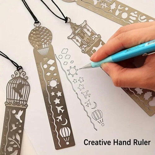 Vintage A6 Leather Writing Journal with Bookmark and Ruler 2