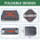 Opbevaringsbeholdere under sengen, foldbare, 2-pak 5