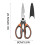 Ciseaux de cuisine robustes, compatibles lave-vaisselle, lot de 2 2