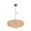 Bamboo Wicker Pendant Lamp Adjustable Modern Shade 4