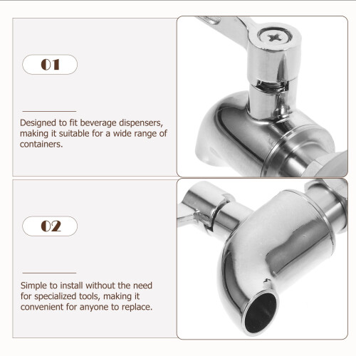 Beverage dispenser spout replacement set 1 piece 2