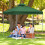 Gazebo canopy replacement 10x10 ft waterproof polyester 6