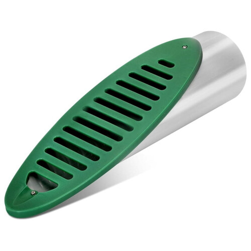 4-inch angled yard drainage grate for sump pump and