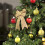 Christmas Ornament Hooks Gold Precut Ribbon 100 pcs 7