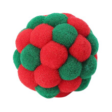 Cat Toy Ball with Bell 1.6 Inch Soft Plush Stretchy