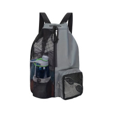 Swim Bag Mesh Drawstring Backpack with Wet Bag 1 Large