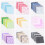 Patchwork Fabric Bundle Navy 7 pcs 9.84"9.84" 4
