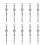 Stainless Steel Cable Tensioner for Deck Railing 10 pcs 1