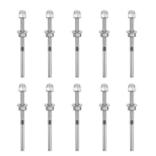 Stainless Steel Cable Tensioner for Deck Railing 10 pcs