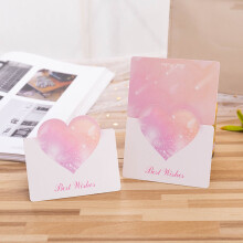 Valentines Day Cards 3D Heart 10 PCS 3.8 inch