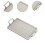 Rechteckiges Serviertablett mit Griffen, grau 8