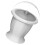 Grey Portable Chamber Pot with Lid 1 Count 8