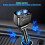 Car Charger 60W Dual USB Fast Charging Adapter White ABS 4
