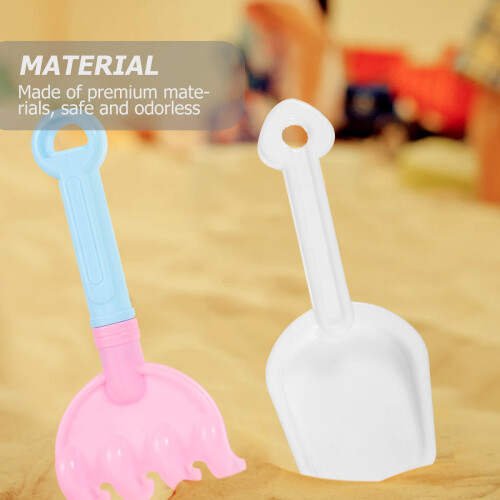 Sand Shovels Assorted Color Plastic 10Pcs 9.1x3.5in 2