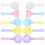 Sand Shovels Assorted Color Plastic 10Pcs 9.1x3.5in 7