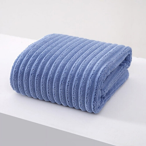 Coral Fleece Bath Towel Large Thick Honeycomb Texture