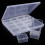 Bead Organizer Box Clear Plastic Storage Container with 1