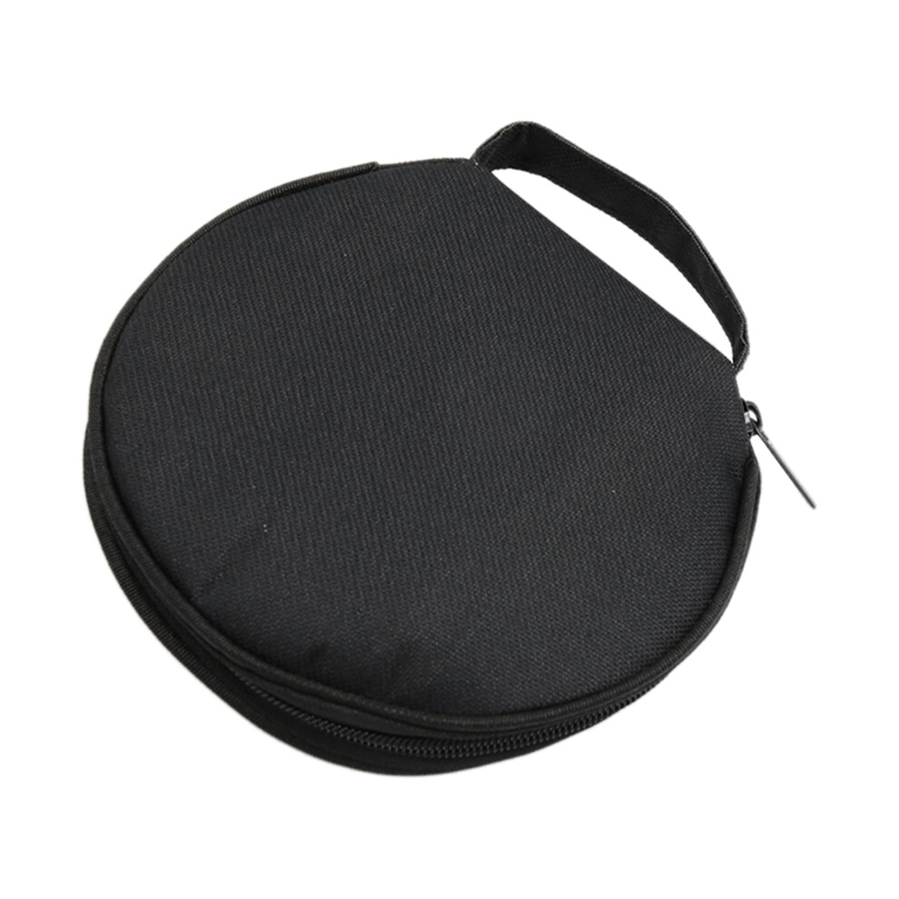 Cd Dvd Storage Bag Nylon Zipper 20 Capacity Black 9341593021784