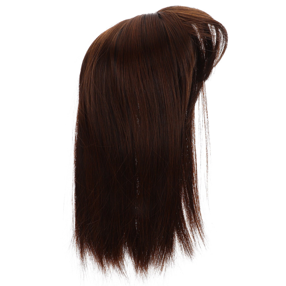 Hair Topper for Thinning Hair Light Brown Clip-on