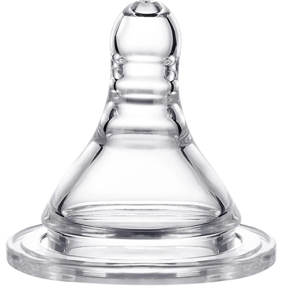 Silicone Baby Bottle Nipple Wide-Caliber Cross-Hole