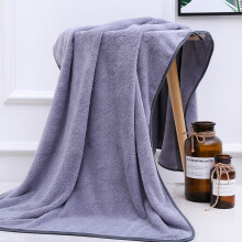 Coral Fleece Bath Towel Large Thick Honeycomb 1