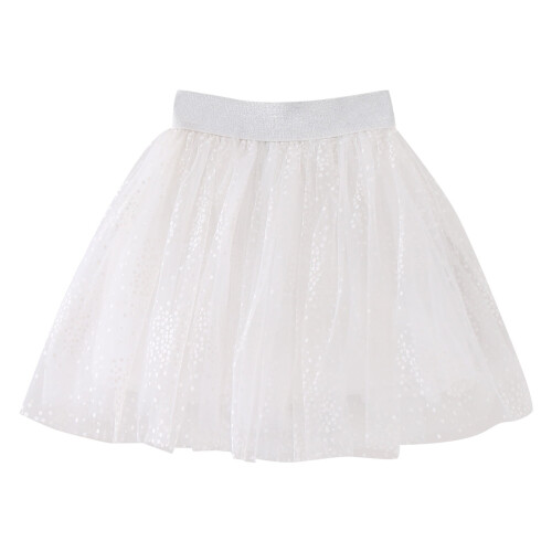 Kids Ballet Skirt Dot Print Solid Tulle Size 7-8