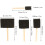 Black paint sponges for finishing projects 3 sets 3