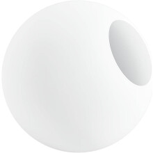 Glass Globe Lamp Shade 5.9 inch Frosted White 2.6 inch ID