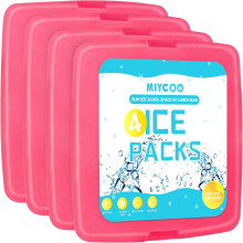 Slim Reusable Ice Packs for Lunch Boxes & Bags – Quick Freeze, Space-Saving Cooler Accessories for Beach, Camping, Fishing