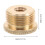 Microfoonadapter voor statief, verguld messing, 2 stuks 2