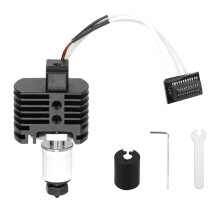 Upgrades Hotend Kit for Bambu P1P P1S Hot End Thermistor Bimetal Throat V6 Hardened Steel Nozzle Print