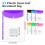 A4 Plastic Wallets, 24 Pack Expandable Document Files with Button for School, Office, Home, Travel 8