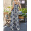 Blomstret gul boho jumpsuit med lommer til dame, medium 4