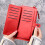 Women's Slim Bifold Wallet with Zipper RFID Blocking 12 5