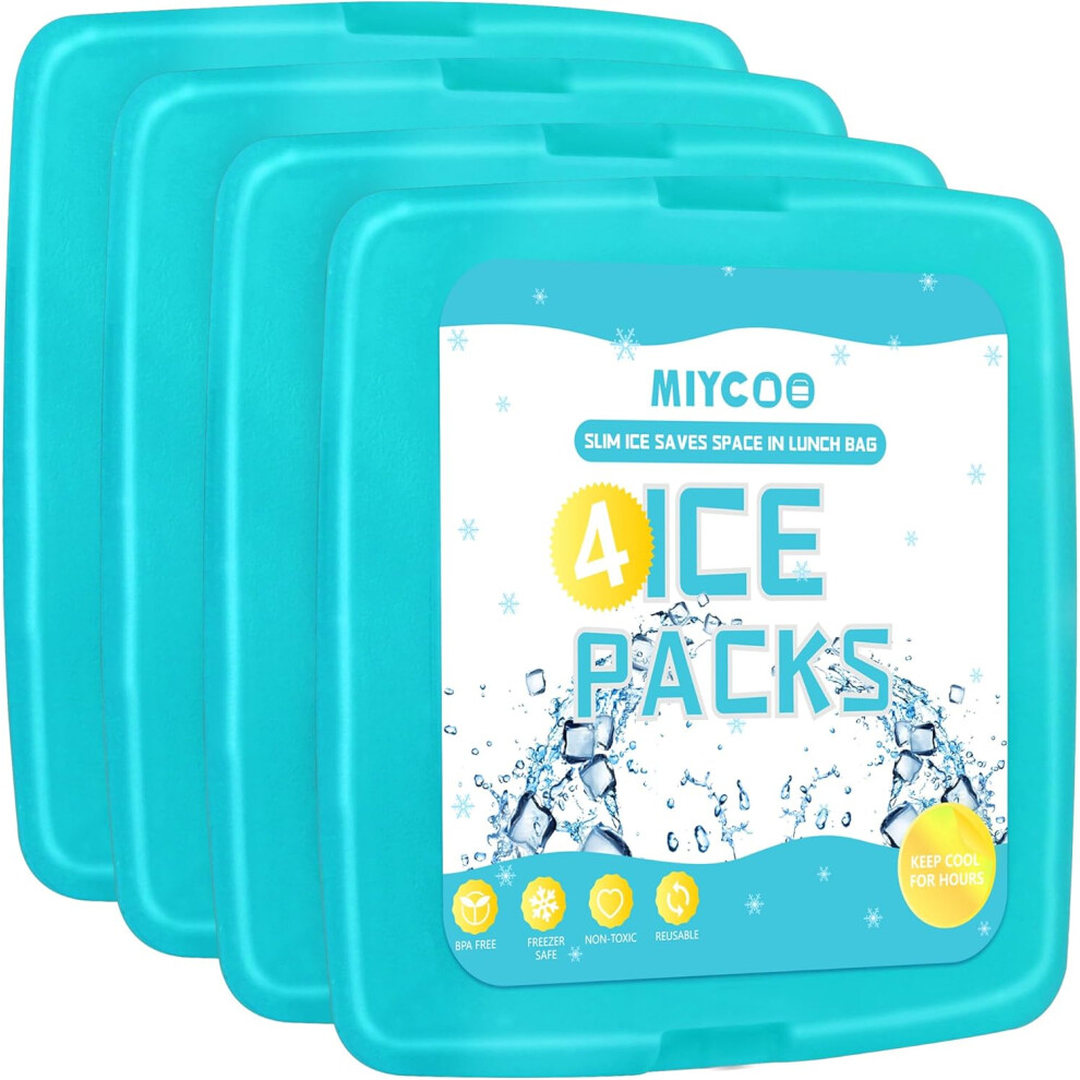 Slim Reusable Ice Packs for Lunch Boxes â Quick-Freeze,