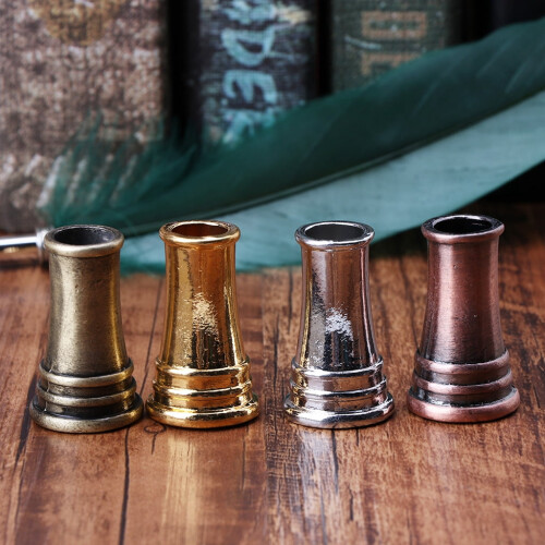 Rund metalpenholder til dyppelsepenne 5x 1
