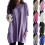 Women's Tunic Top Round Neck Long Sleeve Lightweight 1