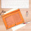 3-Ring Binder Pouch Transparent Zipper Large Capacity 5