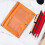 3-Ring Binder Pouch Transparent Zipper Large Capacity 6