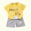 Ensemble d'été imprimé à manches courtes pour tout-petits (3M-6T) 4