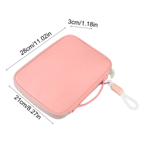 Tablet organizer sleeve lightweight water-resistant 1 2