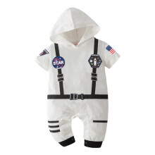 Astronaut romper for toddler boys and girls, short sleeve