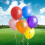 Latex Number Balloon Light Blue 12 pcs 6