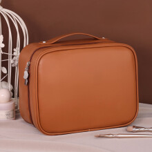 Trousse de toilette en polyuréthane avec compartiments de rangement 25 x 18,5 x 11 cm